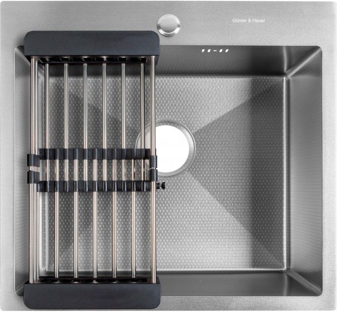 Кухонна мийка Gunter & Hauer Mindel 5522 Inox Honey (55x51 см) нержавіюча сталь