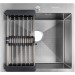 Кухонна мийка Gunter & Hauer Mindel 5522 Inox Honey (55x51 см) нержавіюча сталь