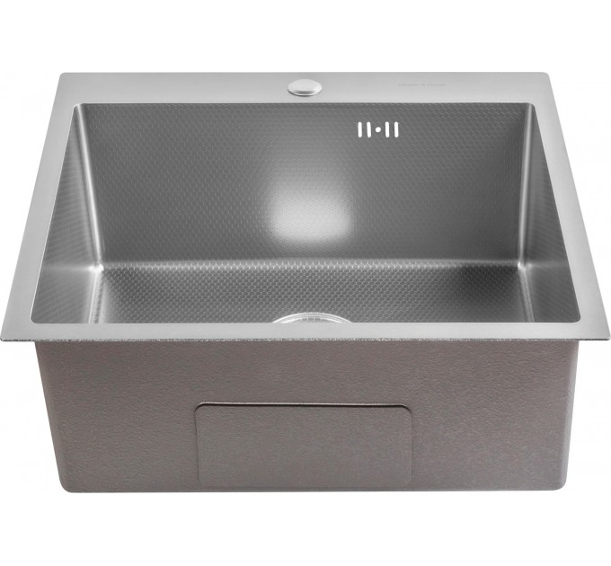 Кухонна мийка Gunter & Hauer Mindel 5522 Inox Honey (55x51 см) нержавіюча сталь
