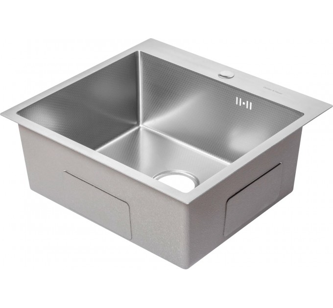 Кухонна мийка Gunter & Hauer Mindel 5522 Inox Honey (55x51 см) нержавіюча сталь