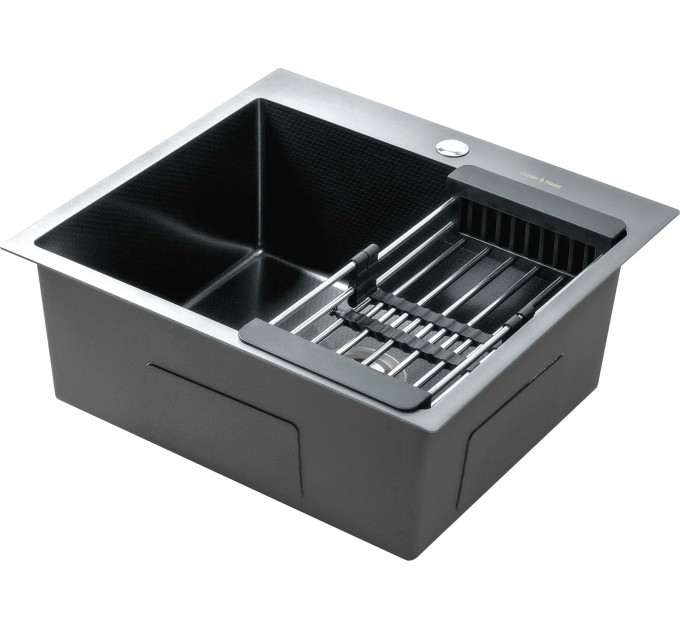 Кухонна мийка Gunter & Hauer Mindel 5522 Black Honey (55x51 см) чорний