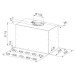 Вытяжка кухонная Franke Box Flush Basic FBFE LG A70 (305.0729.553)