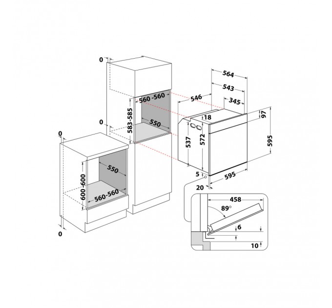 Електрична духова шафа Whirlpool AKZ99481SPNB