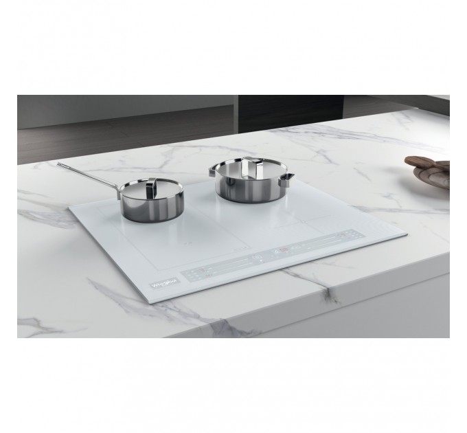 Індукційна варильна поверхня Whirlpool WLS5360BF/W