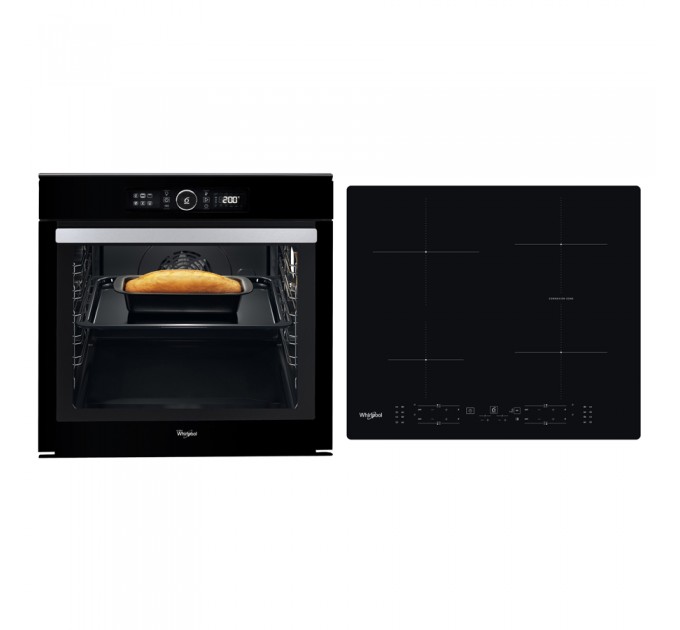 Комплект Електрична духова шафа Whirlpool (AKZM8420NB) + Індукційна варильна поверхня Whirlpool (WBB8360NE)