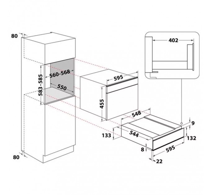 Вбудований підігрівач посуду Whirlpool W1114