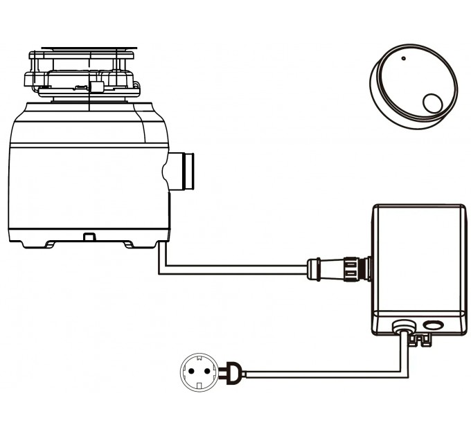 Подрібнювач харчових відходів Fabiano Inverto BLDC Compact