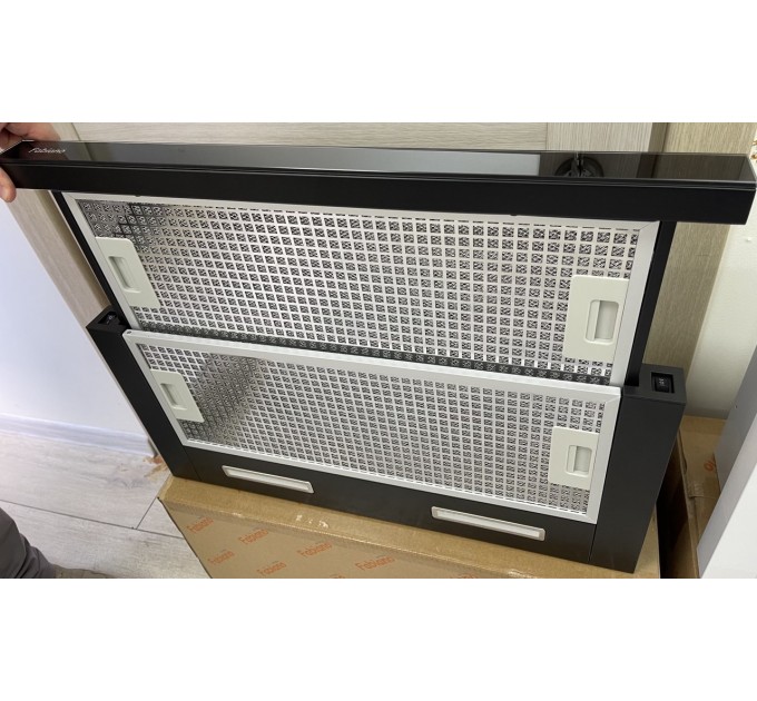 Витяжка кухонна Fabiano Neoslim 60 Black Glass