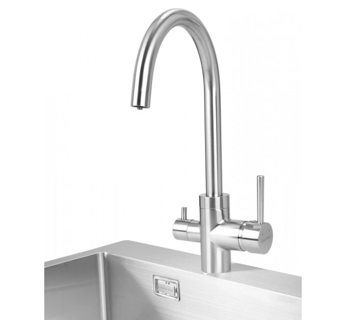 Змішувач кухонний Gunter & Hauer HAFEN Brush