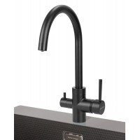 Змішувач кухонний Gunter & Hauer HAFEN Black Змішувач кухонний Gunter & Hauer HAFEN Black