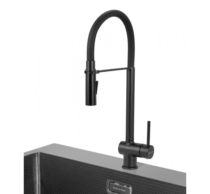 Змішувач кухонний Gunter & Hauer EDEL Black