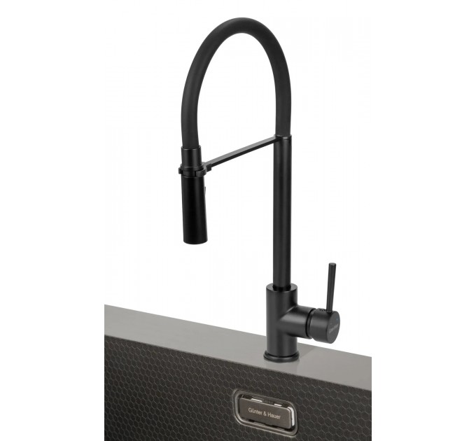 Змішувач кухонний Gunter & Hauer ROBUST Black