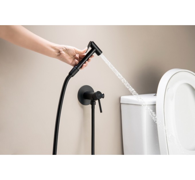 Змішувач для біде Blue Water BOSTON BOS-BBP.040 Чорний матовий