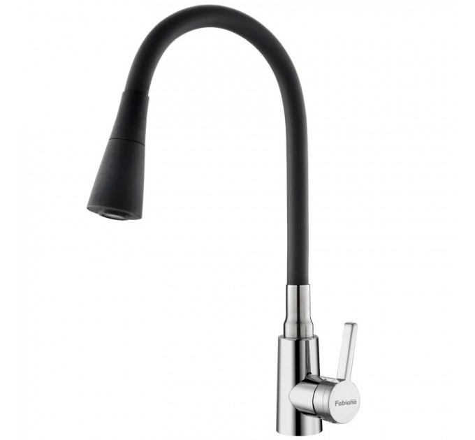Смеситель кухонный Fabiano FKM 73 SS Flex Inox