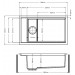 Кухонная мойка Fabiano Navio Center 78 Antracit