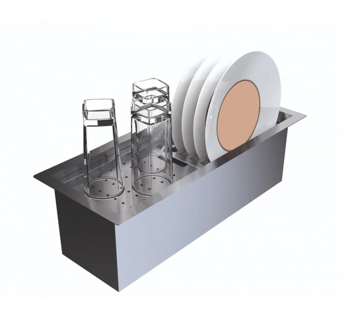 Вбудовувана сушарка-органайзер для посуду Fabiano FIDO 43 Inox