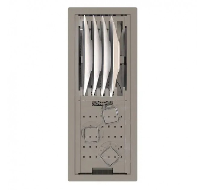 Вбудовувана сушарка-органайзер для посуду Fabiano FIDO 43 Inox