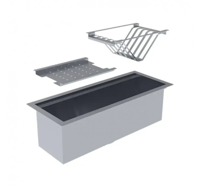 Вбудовувана сушарка-органайзер для посуду Fabiano FIDO 43 Inox