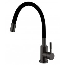 Смеситель кухонный Fabiano FKM 56 SS Flex Nano Graphite