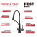 Смеситель кухонный Gunter & Hauer FEST Black