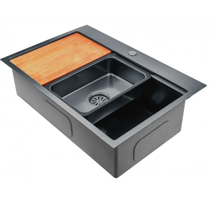 Кухонная мойка Gunter & Hauer Bever 7522 Black Honey (75x51 см)