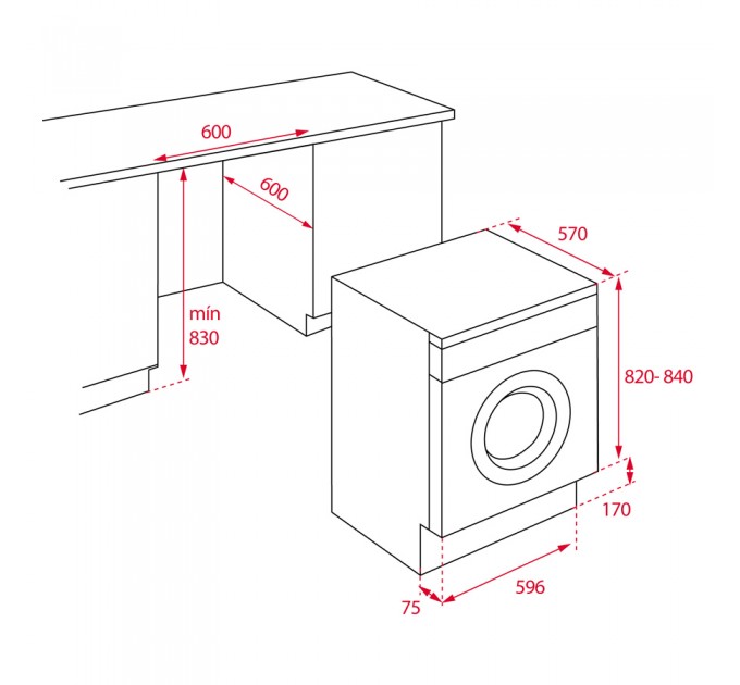 Пральна машина з сушкою Teka LI5 1481 EUI EXP (114000009)