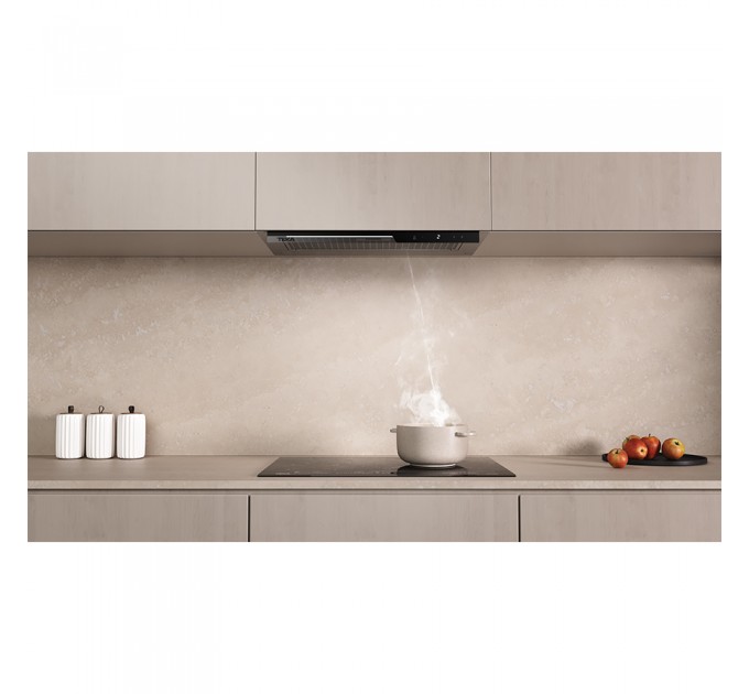 Витяжка кухонна Teka INTEGRA GFI 67350 EOS IX (113110002) нержавіюча сталь / чорне скло