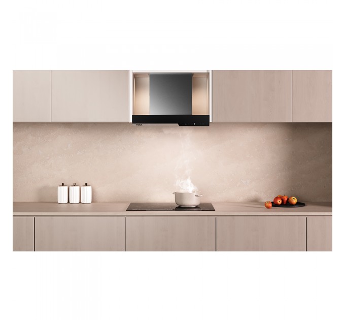 Витяжка кухонна Teka INTEGRA GFI 67350 EOS IX (113110002) нержавіюча сталь / чорне скло