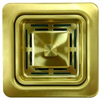 Сталевий квадратний адаптер Fabiano Nano Gold Сталевий квадратний адаптер Fabiano Nano Gold