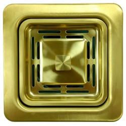 Сталевий квадратний адаптер Fabiano Nano Gold