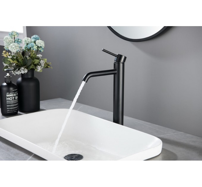 Змішувач для раковини Blue Water BOSTON BOS-BUW.050 Чорний матовий