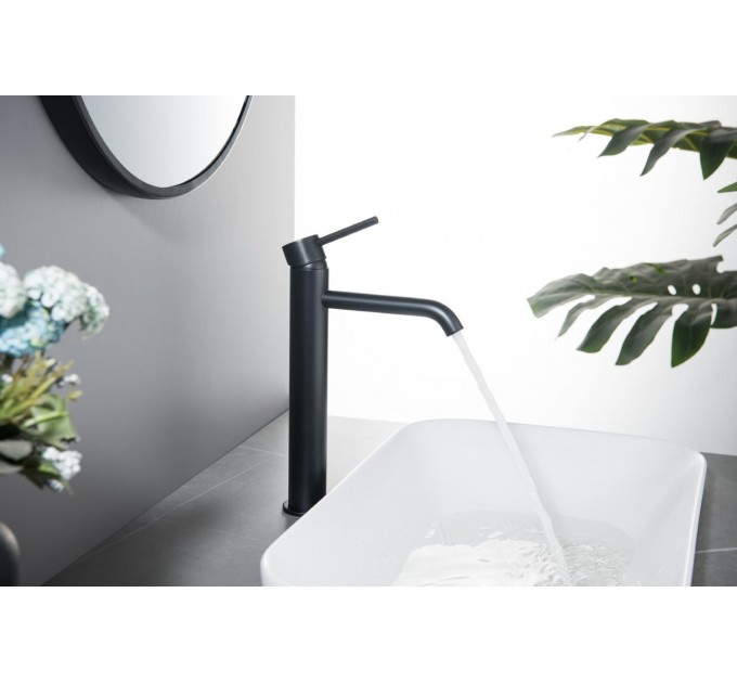 Змішувач для раковини Blue Water BOSTON BOS-BUW.050 Чорний матовий