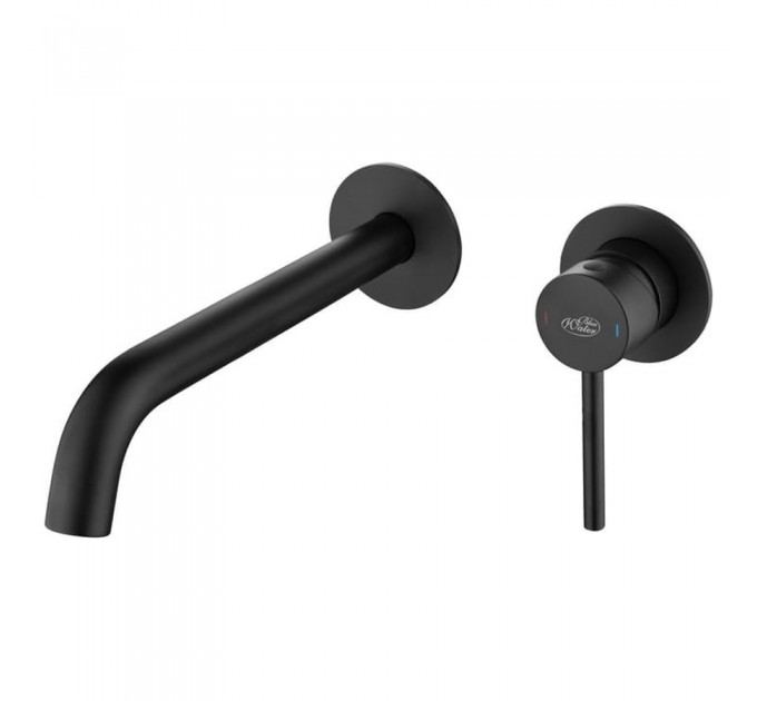 Змішувач для раковини Blue Water BOSTON BOS-BPU.110 Чорний матовий