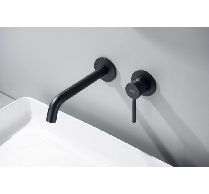 Змішувач для раковини Blue Water BOSTON BOS-BPU.110 Чорний матовий