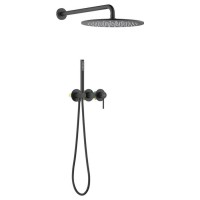 Душовий комплект Blue Water BOSTON BOS-ZKP.350 Чорний матовий Душовий комплект Blue Water BOSTON BOS-ZKP.350 Чорний матовий