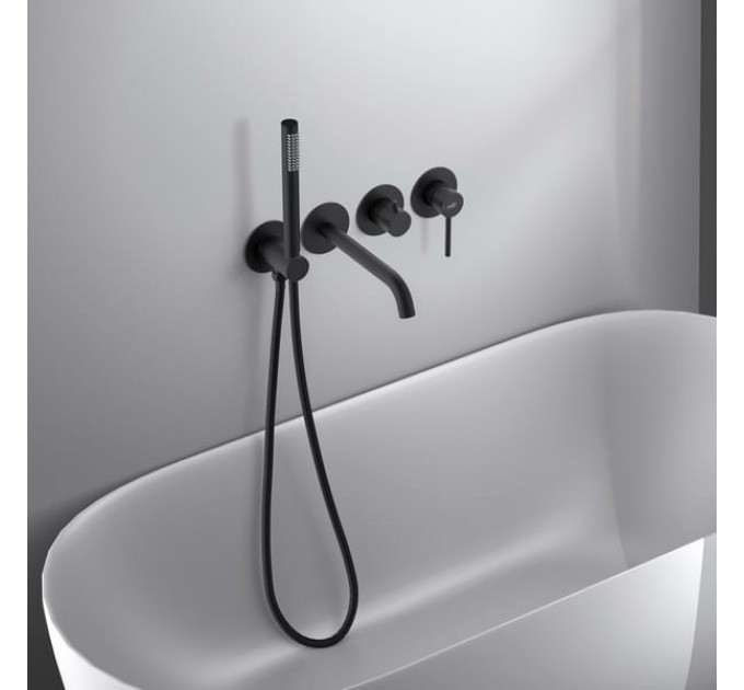Змішувач для ванни Blue Water BOSTON BOS-ZWP.200 Чорний матовий