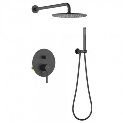 Душовий комплект Blue Water TORONTO TOR-ZKP.150 Чорний матовий