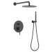Душовий комплект Blue Water TORONTO TOR-ZKP.150 Чорний матовий