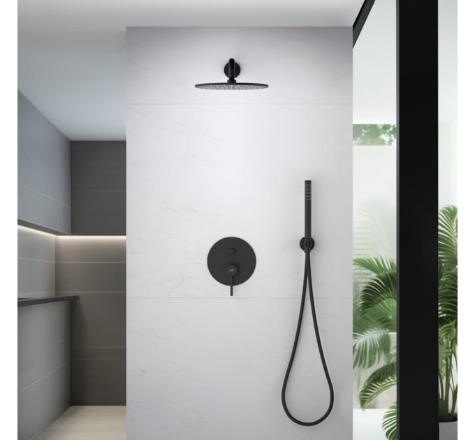 Душовий комплект Blue Water TORONTO TOR-ZKP.150 Чорний матовий