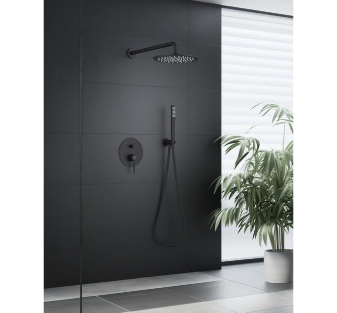 Душовий комплект Blue Water TORONTO TOR-ZKP.150 Чорний матовий