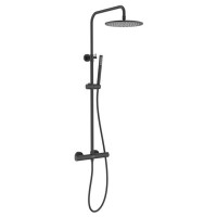 Душовий гарнітур Blue Water BOSTON BOS-ZKPN.400 TERMO Чорний матовий Душовий гарнітур Blue Water BOSTON BOS-ZKPN.400 TERMO Чорний матовий