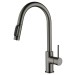 Смеситель кухонный Blue Water DIANA PLUS Графит (Gun metal) под окно