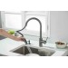 Смеситель кухонный Blue Water DIANA PLUS Графит (Gun metal) под окно