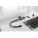 Смеситель кухонный Blue Water DIANA PLUS Графит (Gun metal) под окно