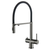 Змішувач кухонний Blue Water TUSAR Графіт (Gun metal)