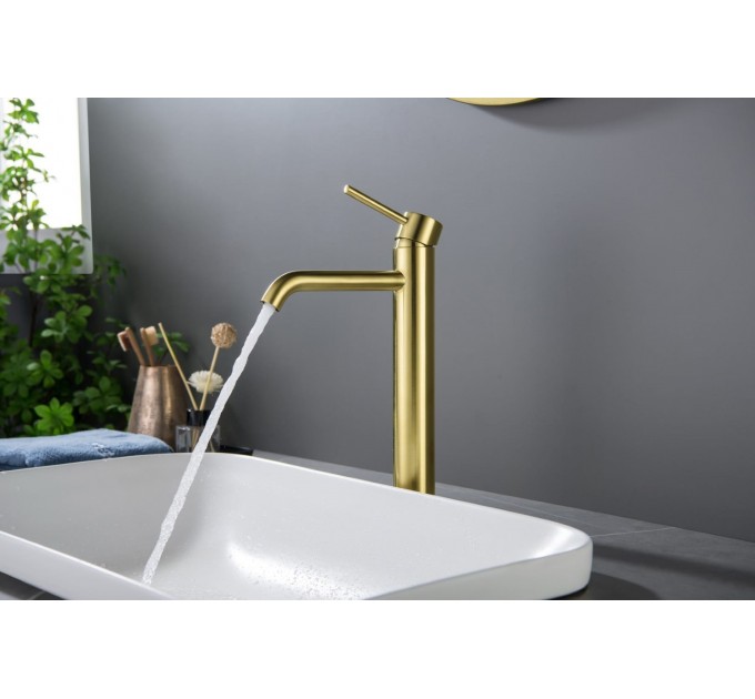 Змішувач для раковини Blue Water BOSTON BOS-BUW.050 Антична латунь