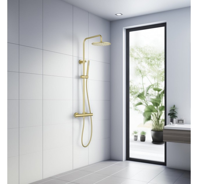 Душовий гарнітур Blue Water BOSTON BOS-ZKPN.400 TERMO Золото