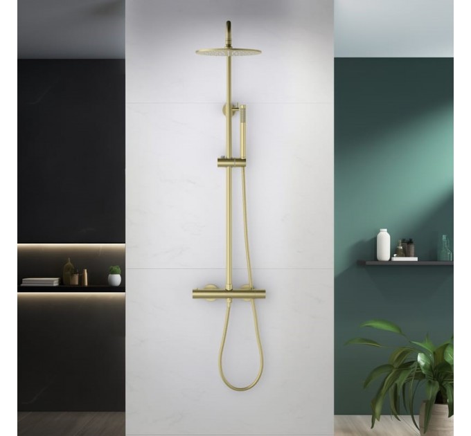 Душовий гарнітур Blue Water BOSTON BOS-ZKPN.400 TERMO Золото
