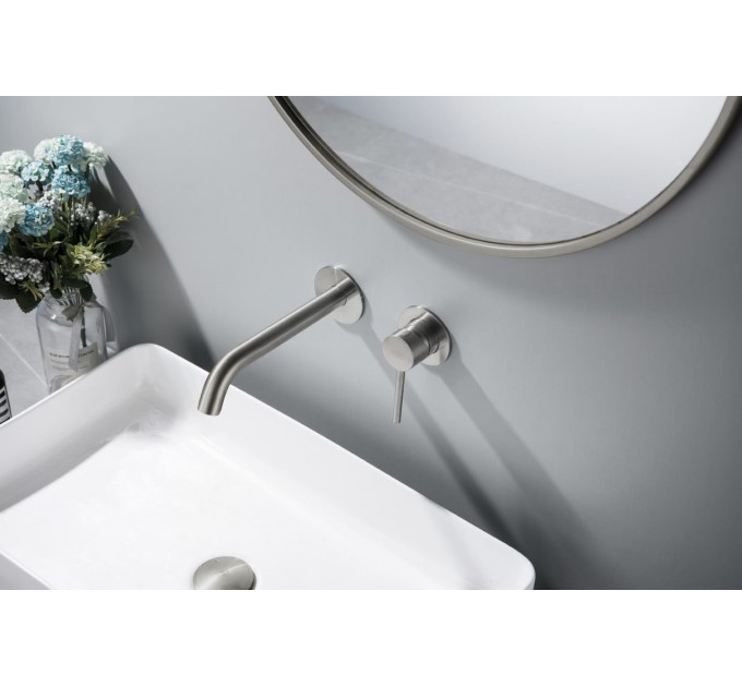 Змішувач для раковини Blue Water BOSTON BOS-BPU.110 Сталь