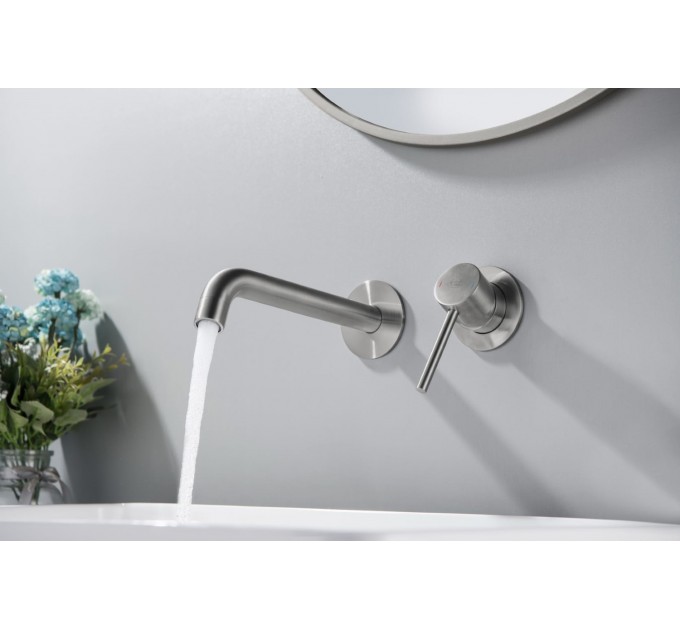 Змішувач для раковини Blue Water BOSTON BOS-BPU.110 Сталь